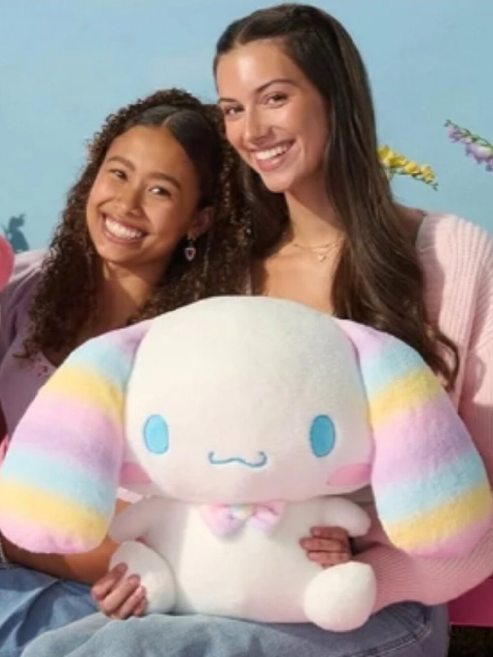 Large Cinnamoroll 24 Inch 24" WIDTH Plush Plushie Doll Rainbow Series